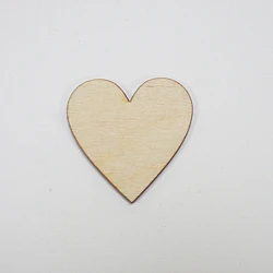 Wooden heart 38 mm