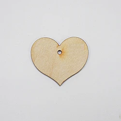 Wooden Heart 40 mm