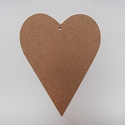 Wood fiber heart - 20 cm