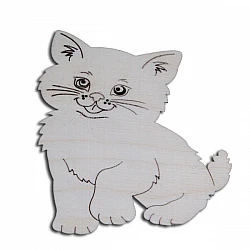 Подставка под стакан - котёнок