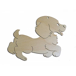 Wooden Decoration - Little Dog
