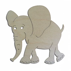 Wooden Decor - Elephant