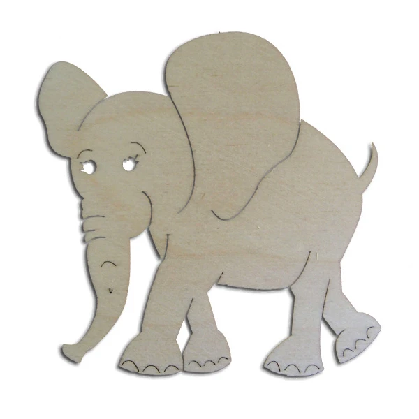 Wooden Decor - Elephant