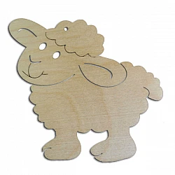 Wooden Decoration - Little Sheep