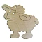 Wooden Decoration - Little Sheep