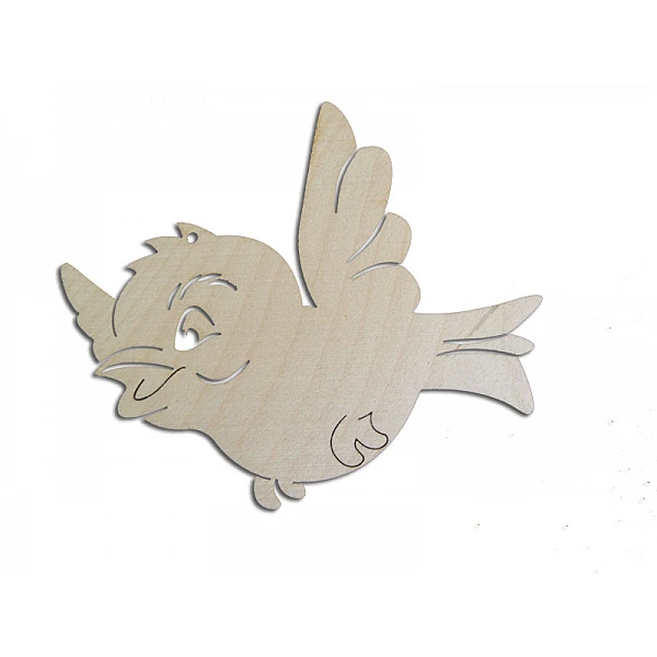 Koka dekors - putniņš