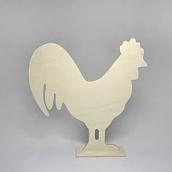 Wooden Decoration - Rooster