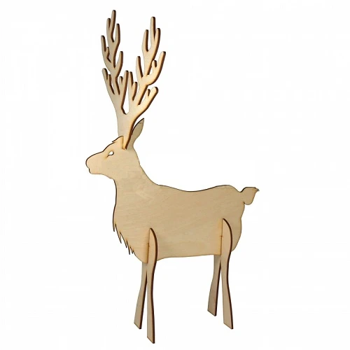 Wooden Decoration - Deer III