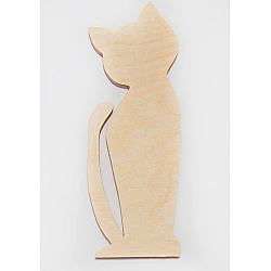Wooden Decoration - Cat (Large)