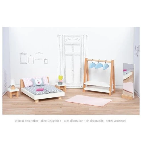 Leļļu mēbeles "Guļamistaba" (6gb)