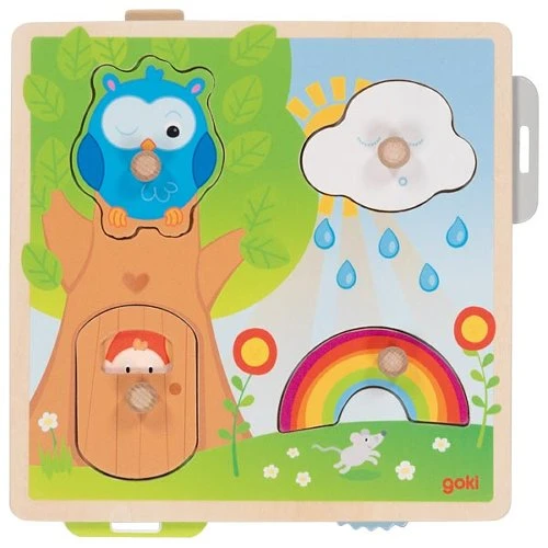 Деревянная головоломка-мозаика «Погода» (4 шт.)