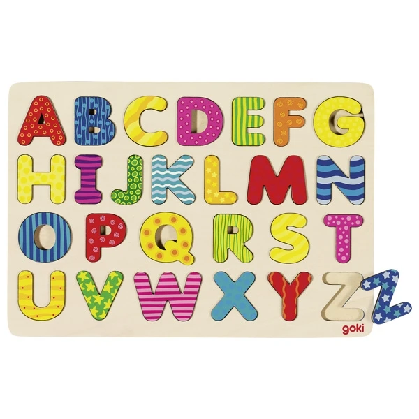 Alphabet Letter Puzzle - Multicolored