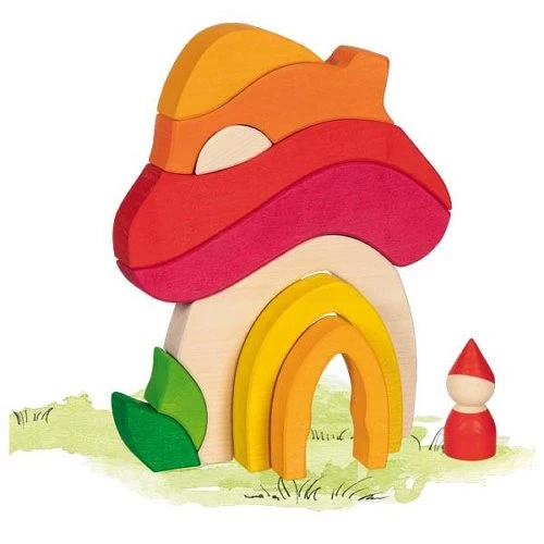 Mushroom House (7 pcs)