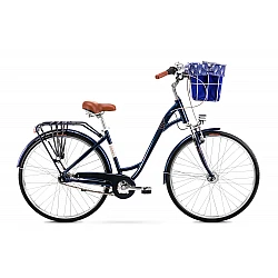 Велосипед ROMET ART DECO LUX синий + корзина (AR) 2228548 L