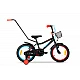 Velosipēds TABOU ROCKET ALU 16 melns/sarkans (TB) TAB25-6050