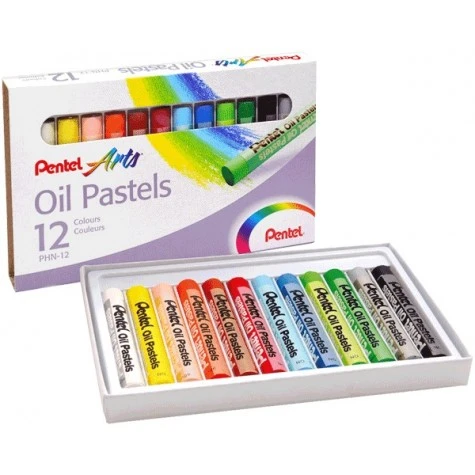 Eļļas krītiņi Oil Pastels (12 krāsas)