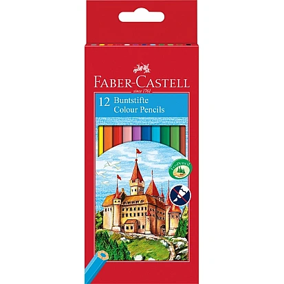 Krāsainie zīmuļi "Faber Castell Classic" (12 krāsas)