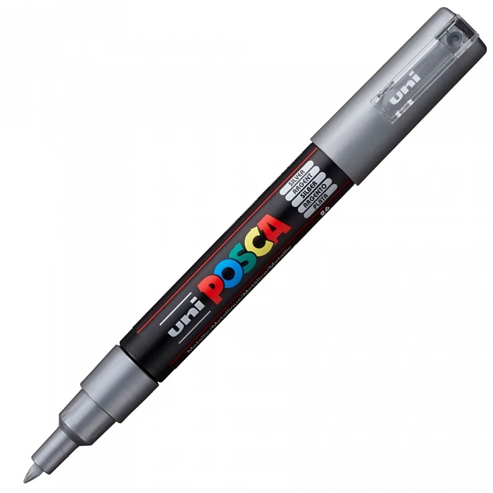 UNI Posca Marker (PC-1M-26) Silver