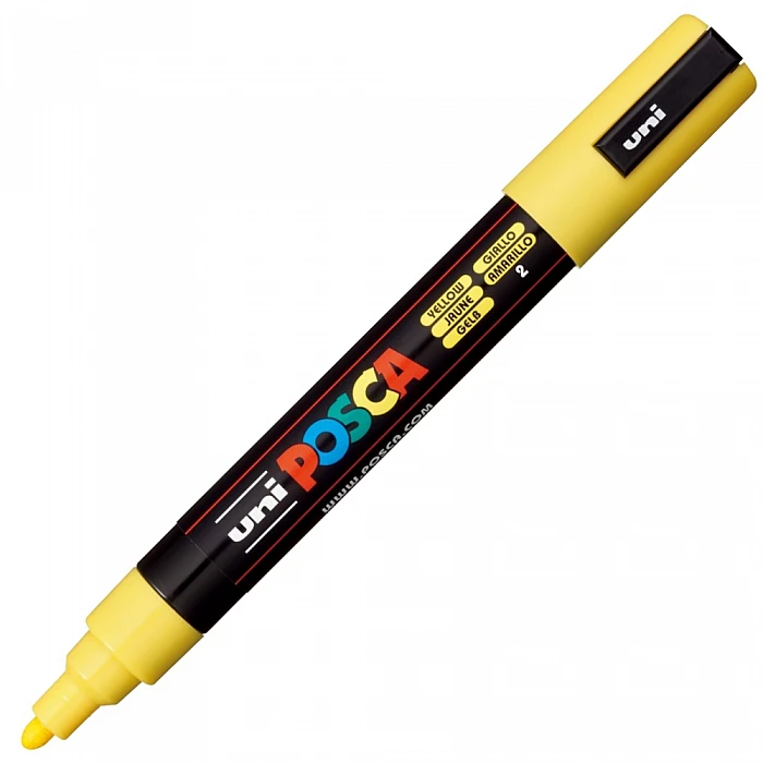 UNI Posca Marker (PC-5M-2) Yellow