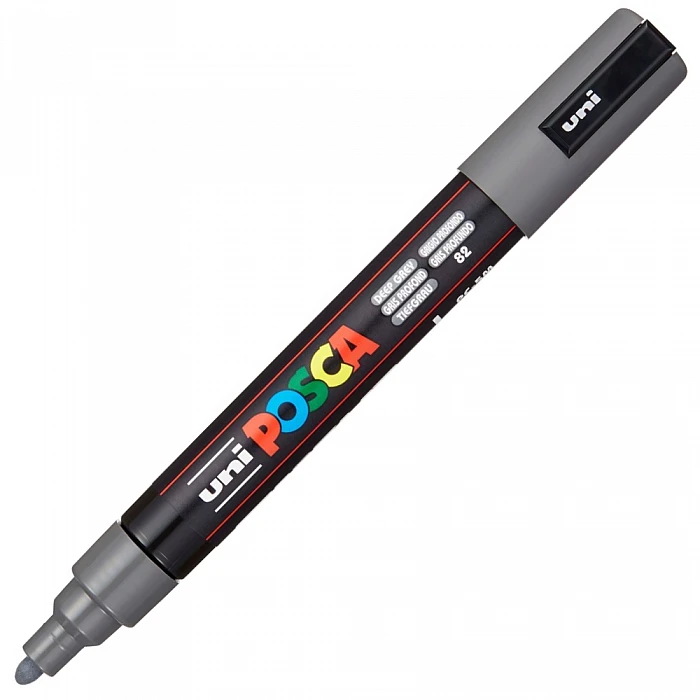 UNI Posca Marker (PC-5M-82) Dark Grey