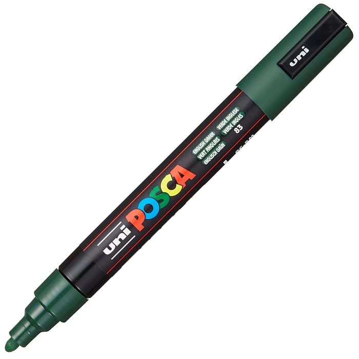 UNI Posca Marker (PC-5M-83) Dark Green