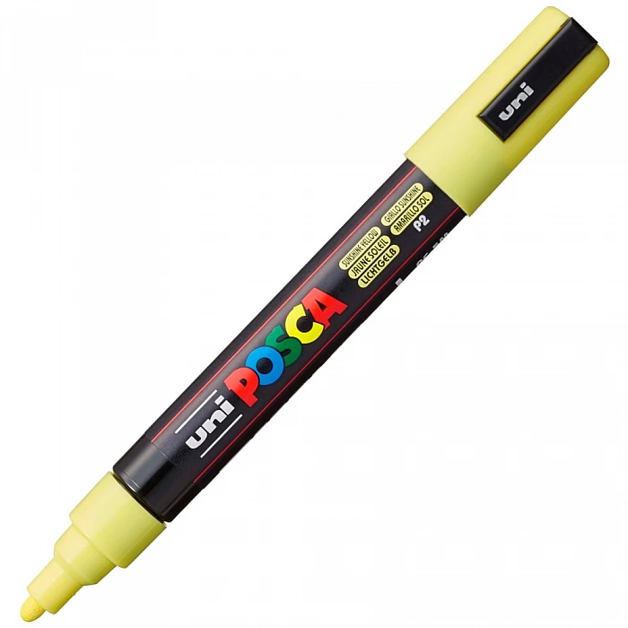 UNI Posca Marker (PC-5M-P2) Pastel Yellow