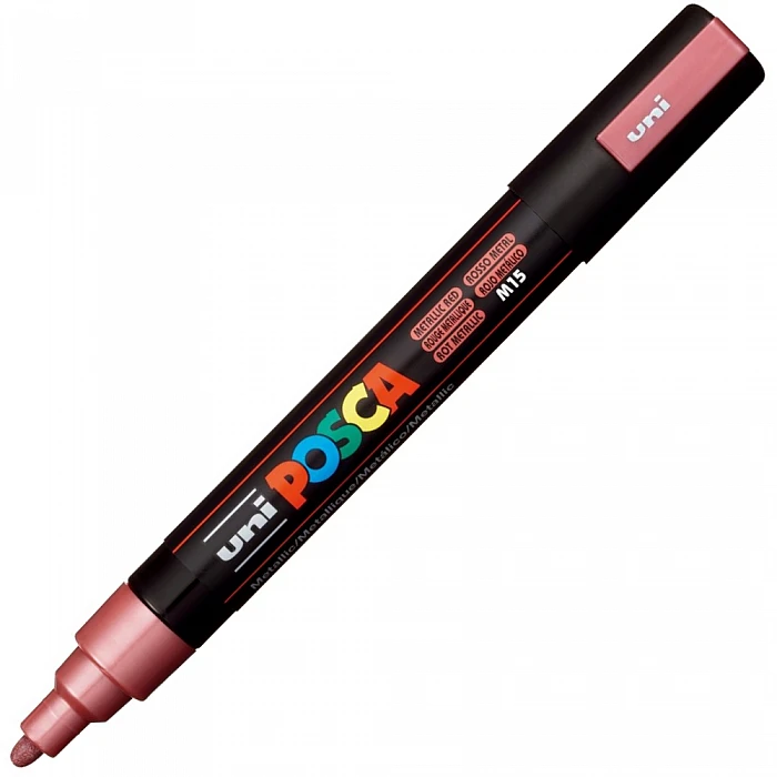 UNI Posca Marker (PC-5M-M15) Metallic Red