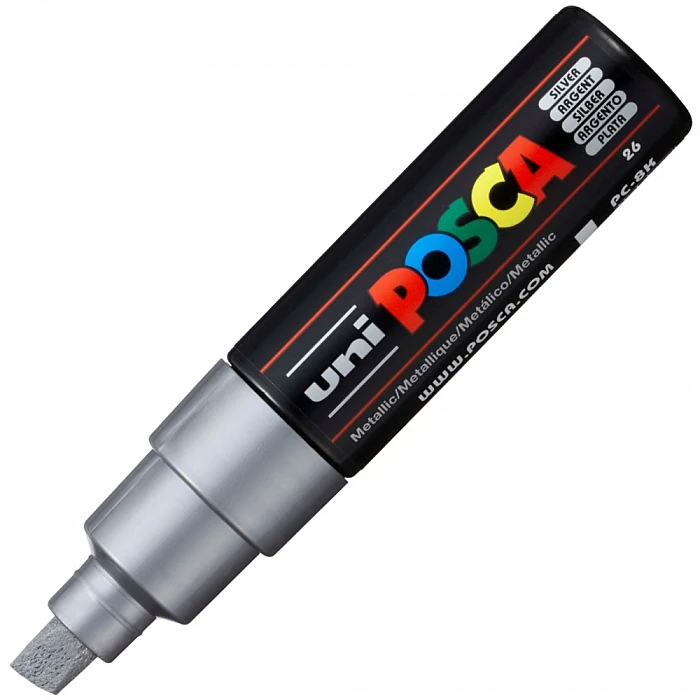 UNI Posca Marker (PC-8K-26) Silver