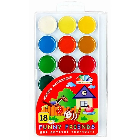 Gamma Watercolour Paints (18 Colours)