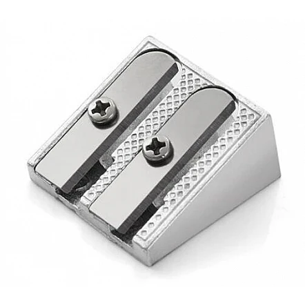 Точилка для карандашей HERMESS, металлическая, с 2 отверстиями