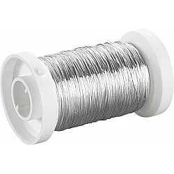 Wire - Silver Colour (Ø0.4 mm, 40 m)