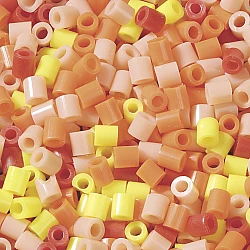 Hama бисерные бусины — микс красных/оранжевых/жёлтых (2000 шт.)