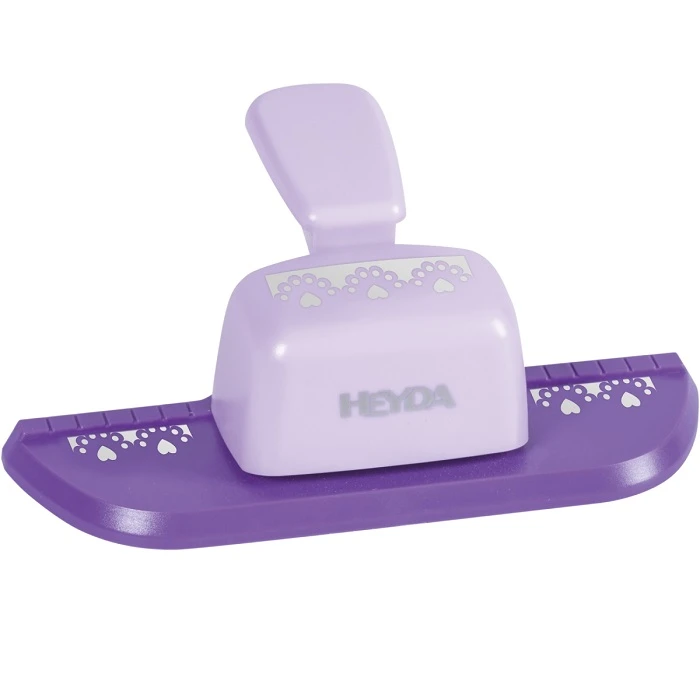 Декоративная перфорированная кромочная лента «Сердечко»