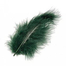 Красочные перья — тёмно-зелёные (15 шт.)