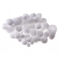 Помпоны - белые (100 шт.)