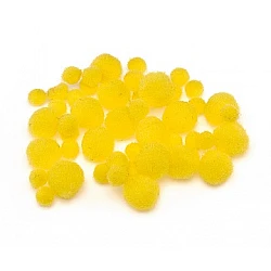 Пон-поны - жёлтые (100 шт.)