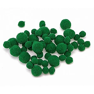 Помпоны зеленые Pon-poni (100 шт.)