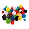 Pom-poms - assorted (100 pcs)