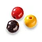 Wooden Beads – Black, Red & Gold Mix (12 mm, 30 pcs)