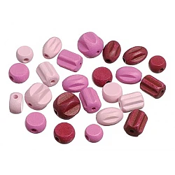 Wooden Beads – Rose and Pink (20 pcs)