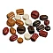 Wooden Beads – Brown and Beige (20 pcs)