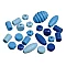 Wooden Beads – Blue (20 pcs)
