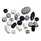Wooden Beads – Black and White (20 pcs)