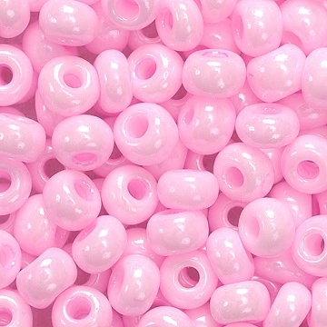 Бусины светло-розовые (35 г)