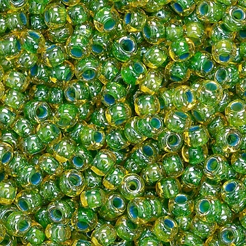 Бусины — лаймово-зелёные (20 г)