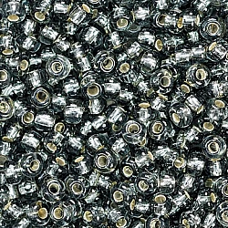 Бисер серебристо-чёрный (20 г)