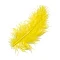 Dyed Feathers - Yellow (15 pcs)
