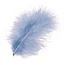Dyed Feathers - Light Blue (15 pcs)