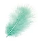 Dyed Feathers - Turquoise Green (15 pcs)