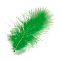 Dyed Feathers - Green (15 pcs)